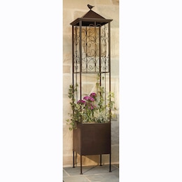 Terri Planter with Trellis, , large