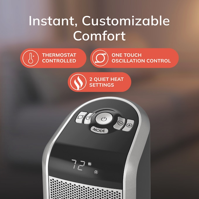 Lasko Digital Pedestal Heater, , large