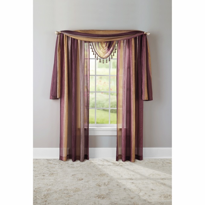 Ombr&eacute; Scarf, Purple, large