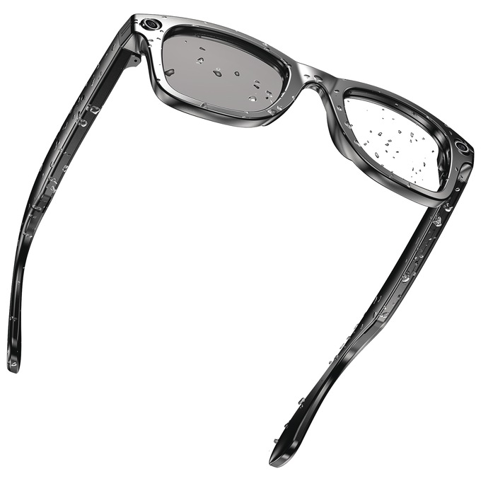 Intelligent Galaxy Smart Sunglasses, Black, large