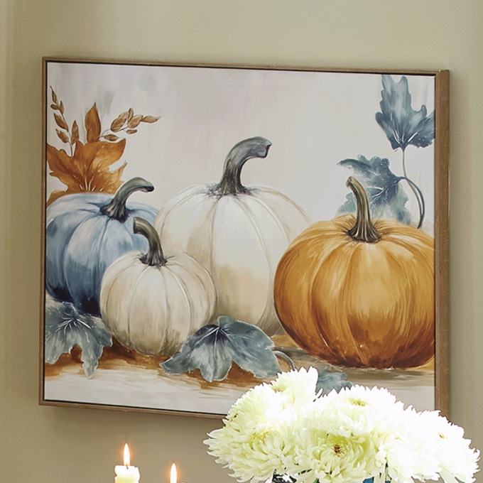 Heirloom Pumpkins Wall Art, Multi, large