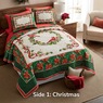 Reversible Holiday Quilt, , large