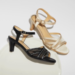 Amanda D&#39;laurie Mesh Rhinestone Sandal, , large