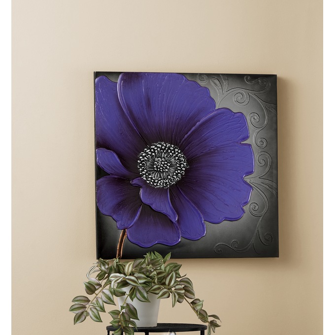 Bold Floral Swirl Canvas, , large