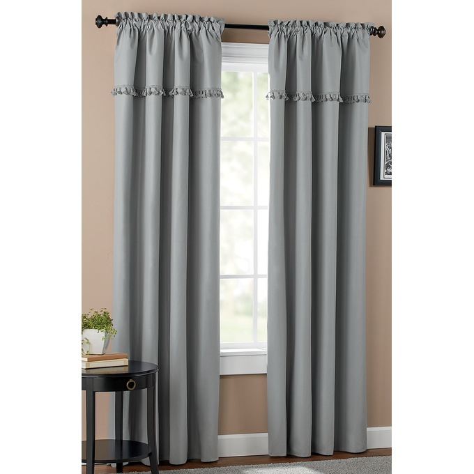 Tasseled Blackout Single Panel, , large