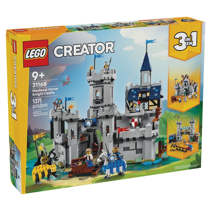 LEGO Creator 3-in-1 Medieval Horse Knight Castle, , large