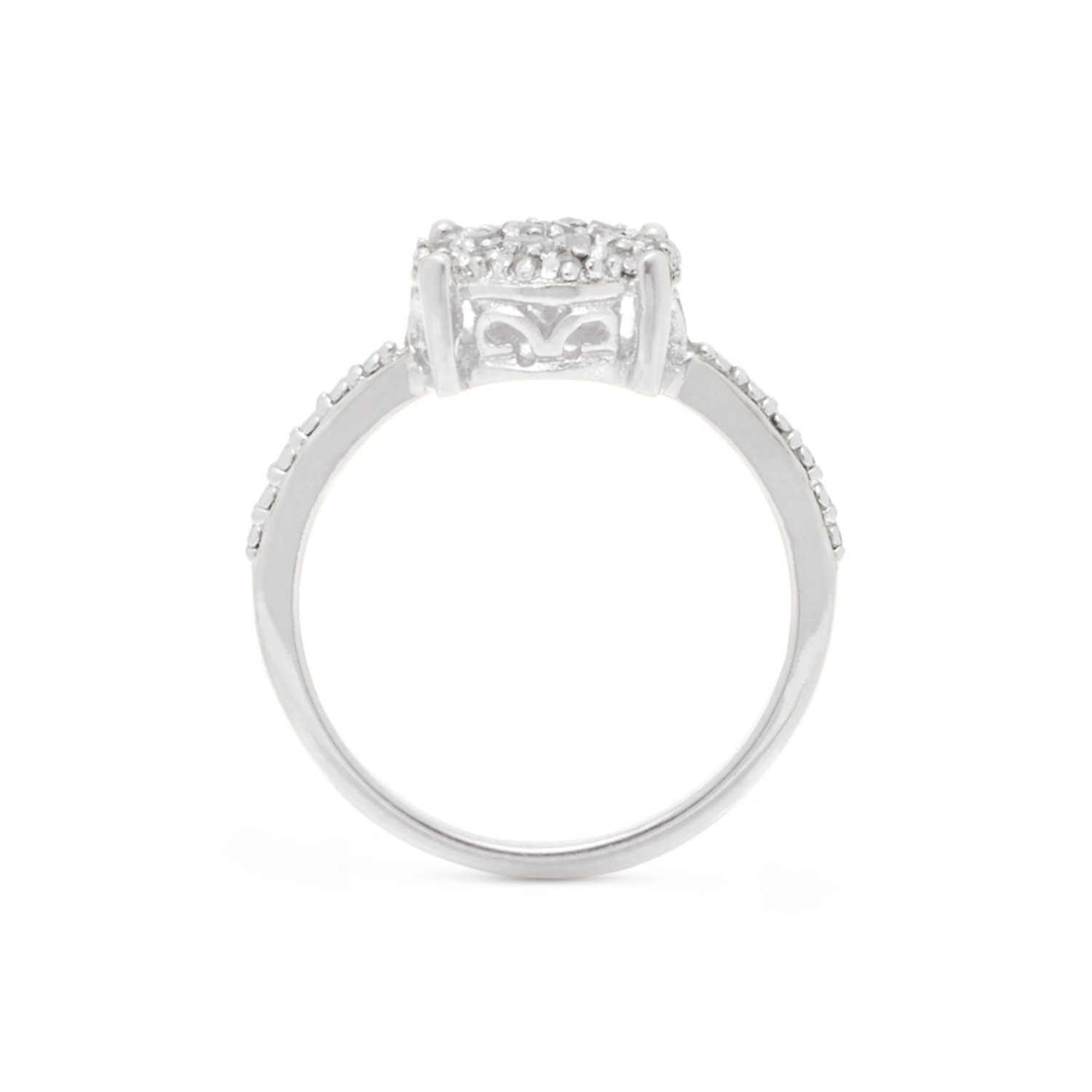 Diamond Round Cluster Ring Montgomery Ward