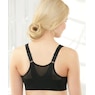 Posture Back-Support Bra by Glamorise®, Black, large