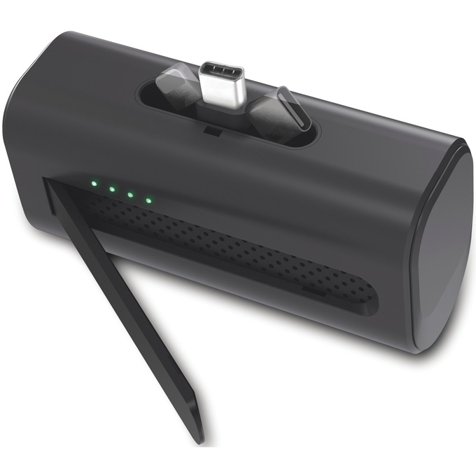 Chargeworx 6000 mAh Portable Power Bank, Black, large