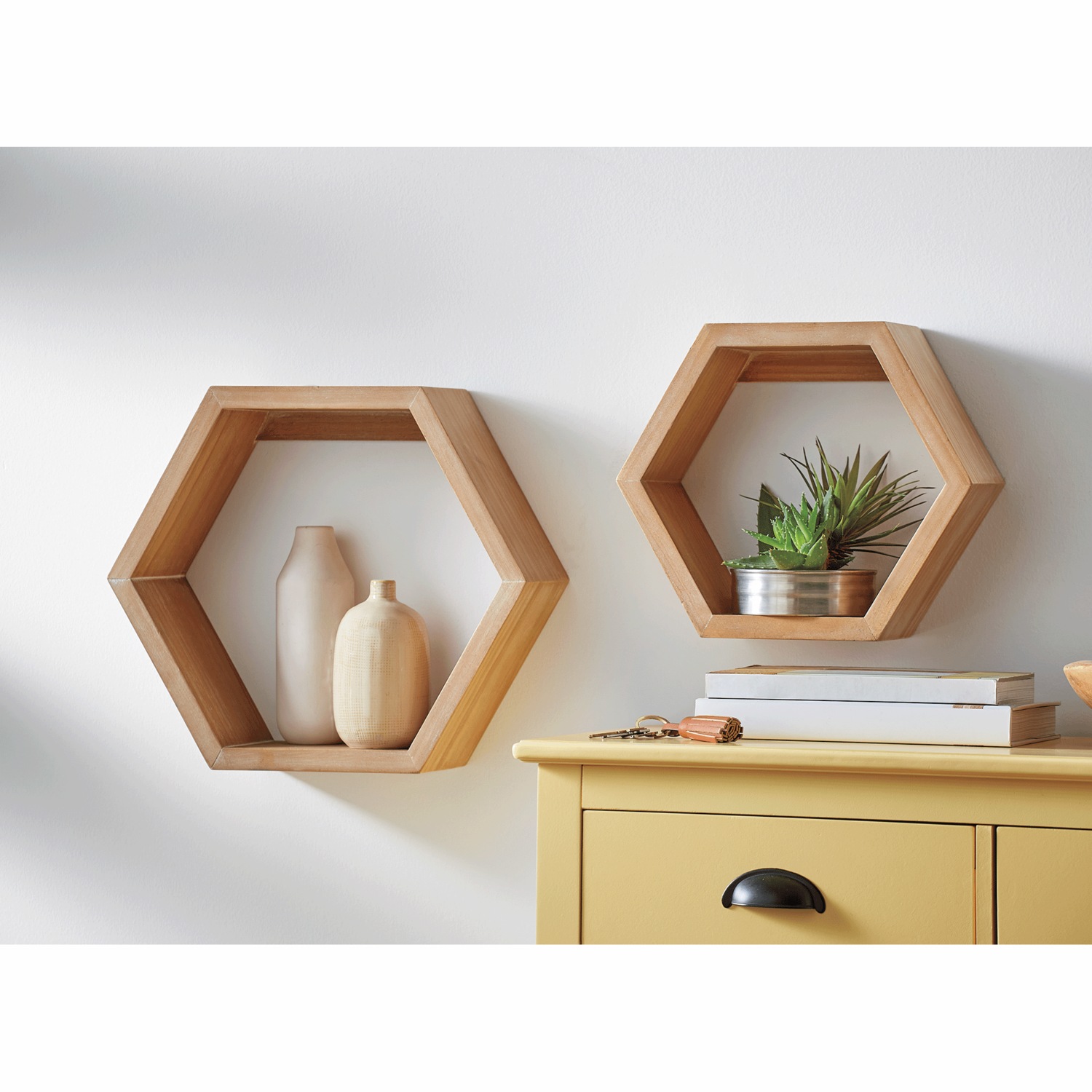 Set of 2 Wall Shelves Montgomery Ward
