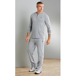 Skechers Pique Henley and Lounge Pant, , large