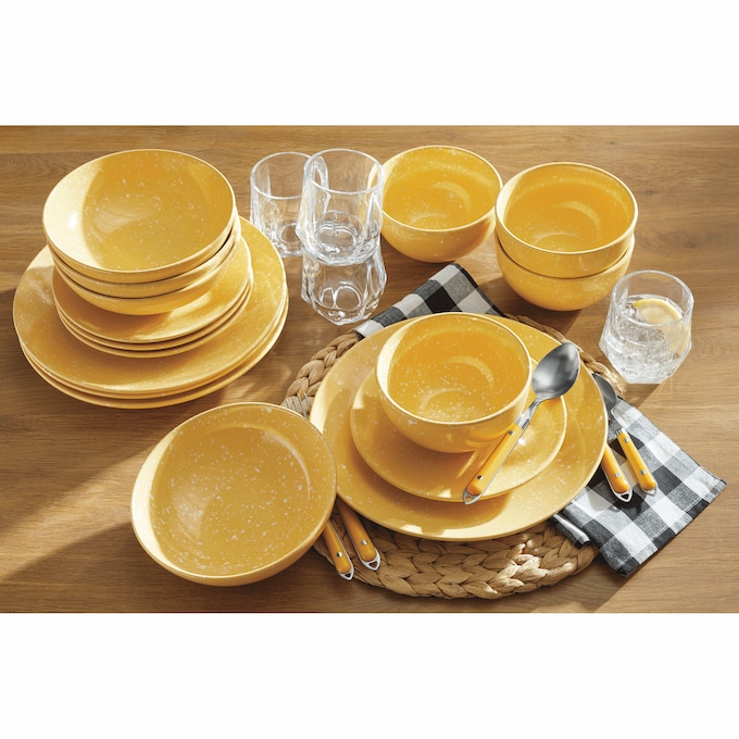 20-Piece Speckled Dinnerware Set, , large
