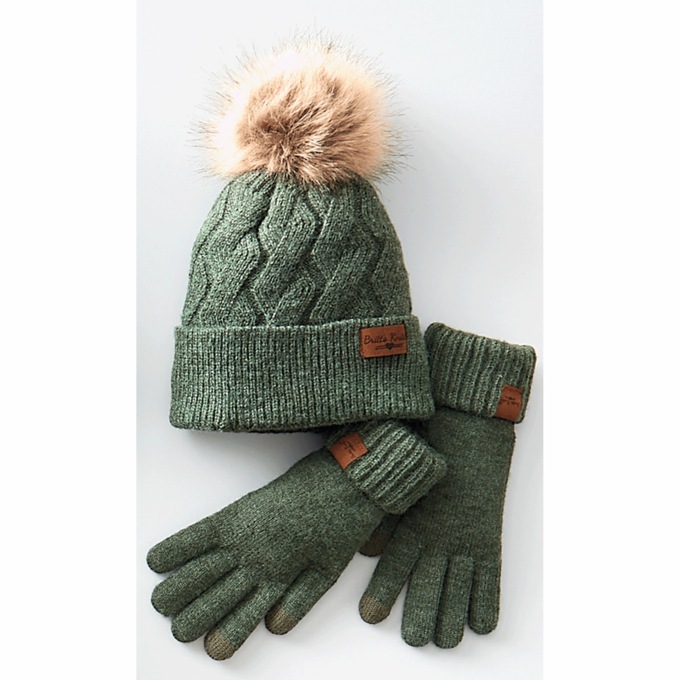 Britt's Knits Mainstay Hat and Tech Glove Set, , large