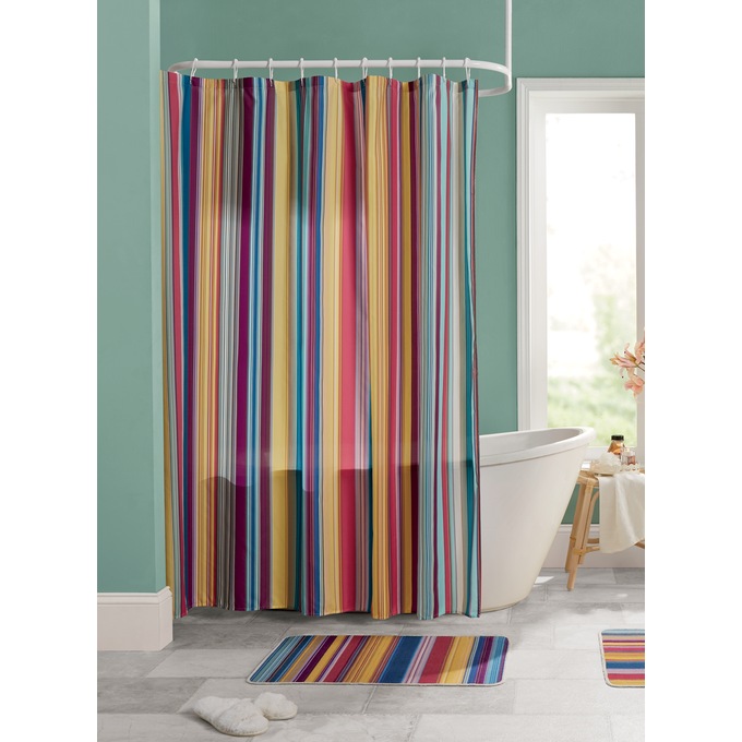 Stripe store shower curtain