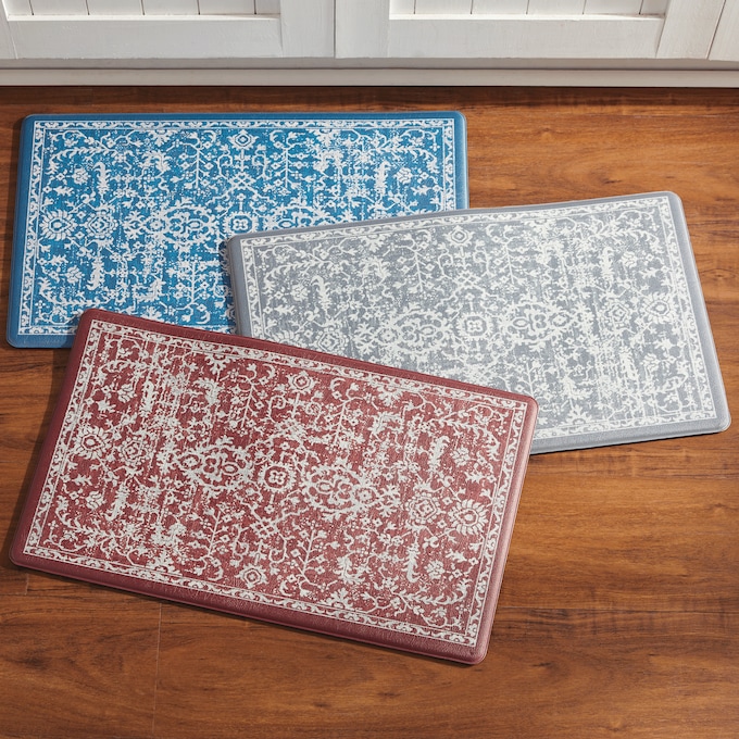 Distressed Anti-Fatigue Kitchen Mat, , large