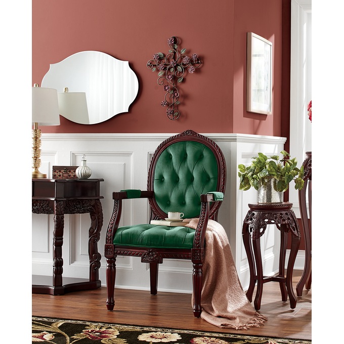 Rose Scroll Wall Cross, , large