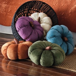 Stuffed Pumpkin Pillow, , large