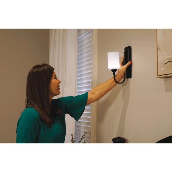 Smart Sconce, Black, large