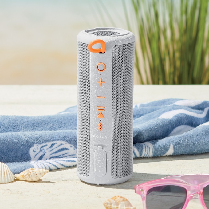 Proscan Water-Resistant Bluetooth Speaker, , large