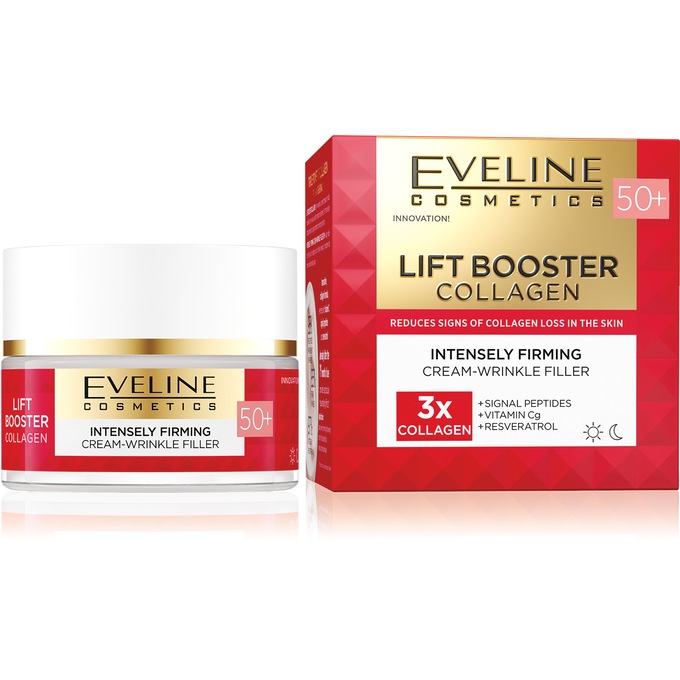 Eveline Cosmetics Lift Booster Collagen Wrinkle Cream, , large