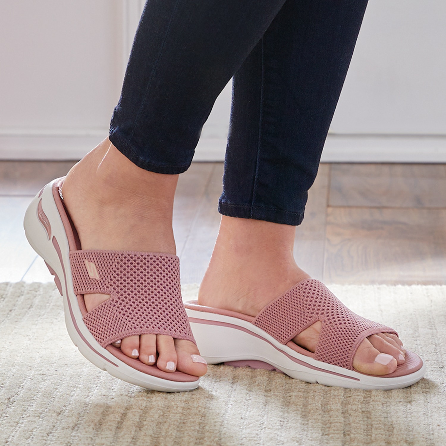 Skechers go walk slides store