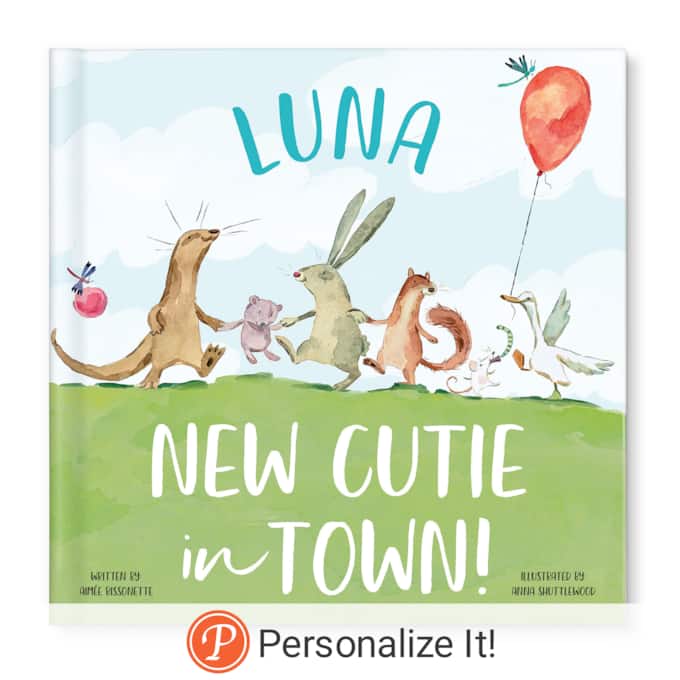 New Cutie in Town Personalized Book, , large