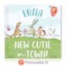 New Cutie in Town Personalized Book, , large