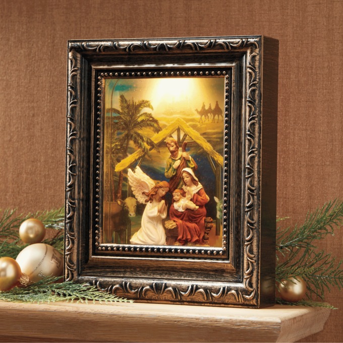 Ornate Religious Waterglobe , , large