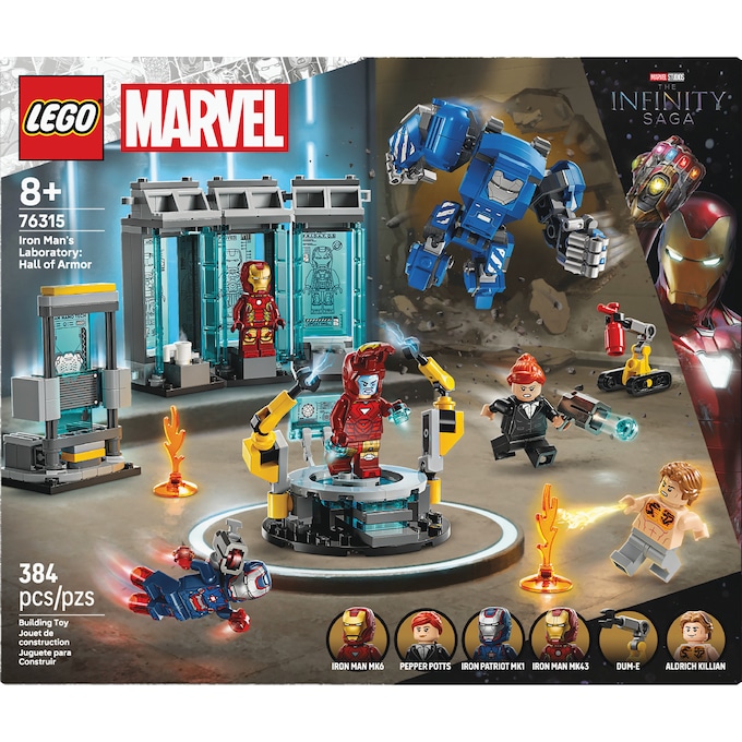 LEGO Marvel Iron Man's Laboratory: Hall of Armor, , large