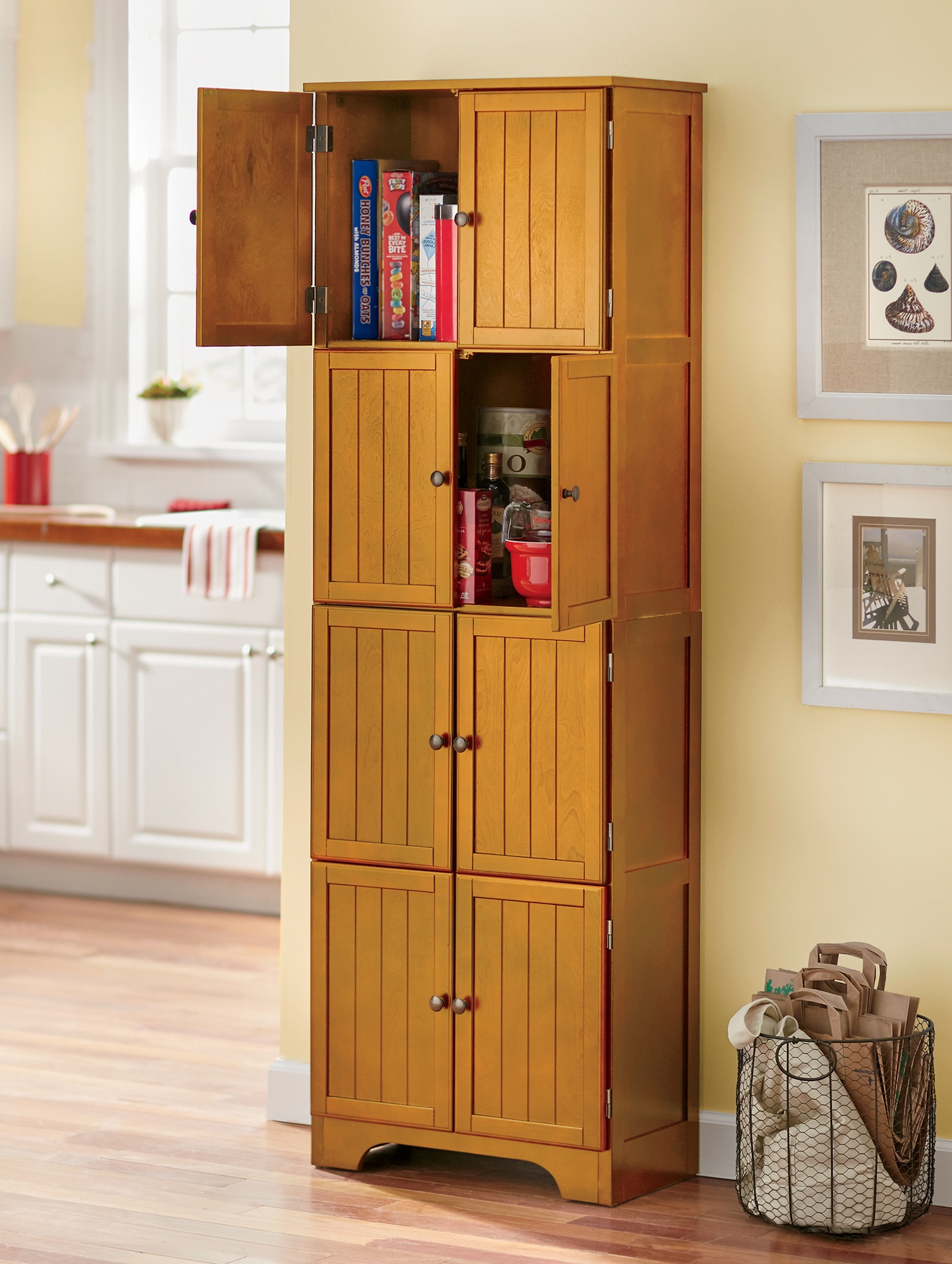 8 door pantry cabinet clearance