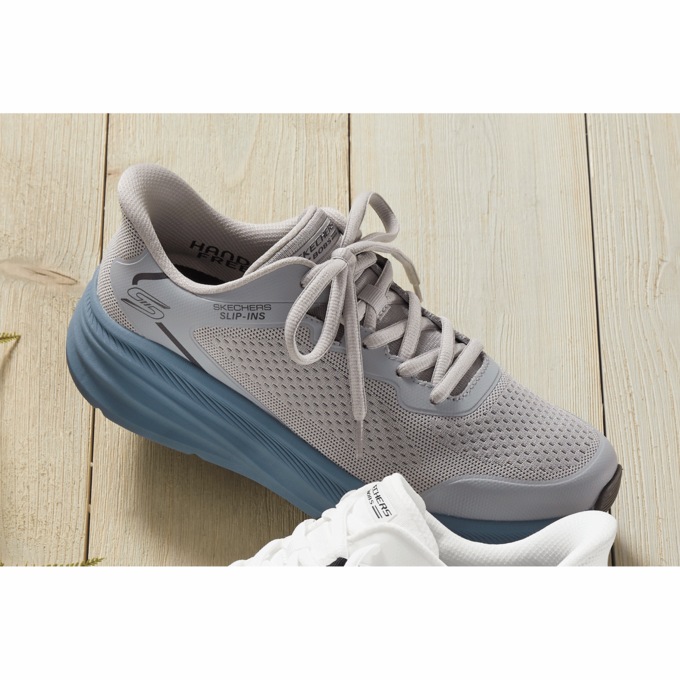 BOBS Men's Slip-Ins Skillz by Skechers with Heel Pillow and Memory Foam Footbed, , large