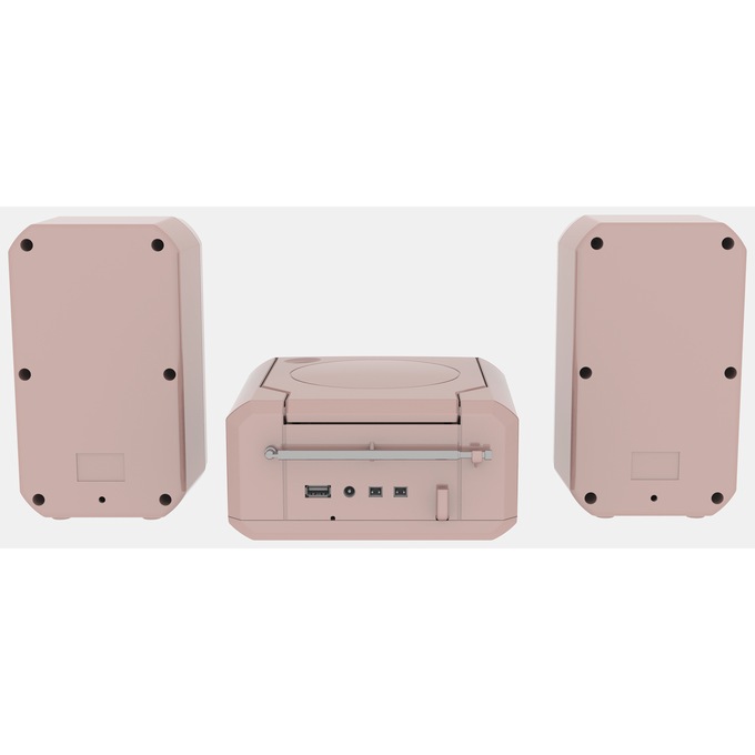 Magnavox 3-Piece CD Shelf System, Rose Gold, large