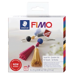 Fimo Leather Effect DIY Tassel Kit, , large