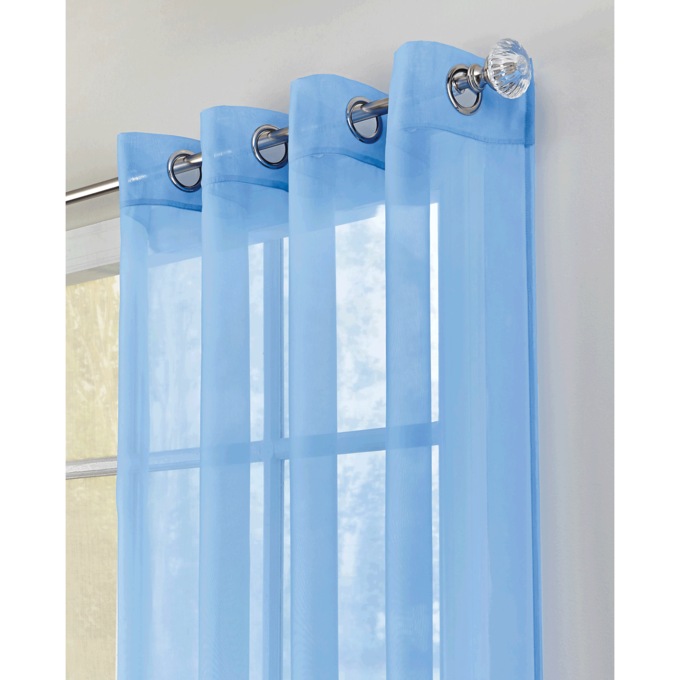 Sheer Panel with Grommets, , large