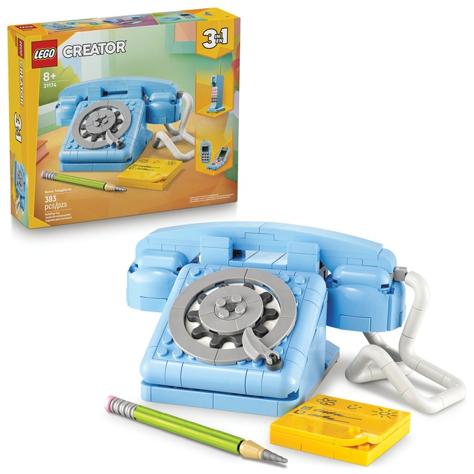 LEGO Creator 3-in-1 Retro Telephone, , large