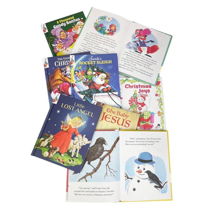 Vintage Storybooks and Slipcase, , large