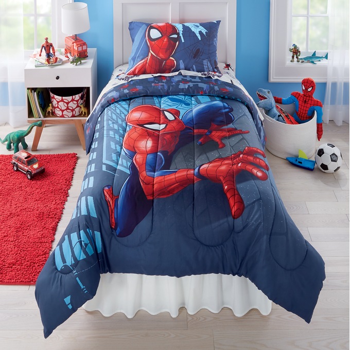 Spiderman Twin Comforter And Sheet Set Montgomery Ward