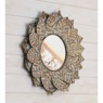 Embossed Leaves Decorative Wall Mirror, , large
