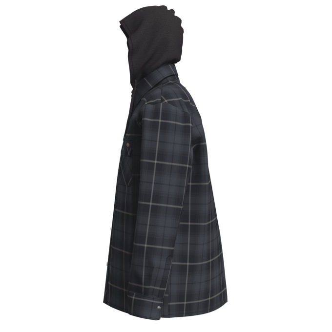 Dickies Fleece Flannel Shirt Jacket, , large