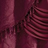 Alicia Window Set, Burgundy Solid, large