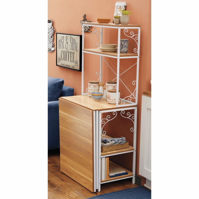 Bakster Shelves with Foldout Table, , large