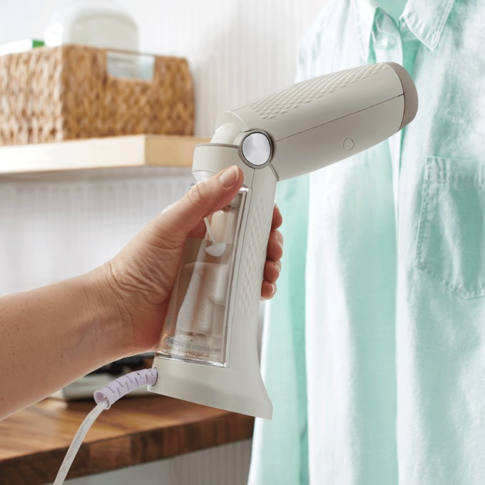 Conair Power Steam Dual-Voltage Steamer, Gray, large