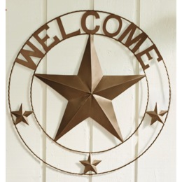 30&quot; Welcome Star Wall Art, , large