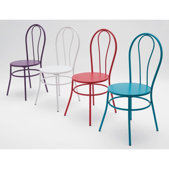 Colorful Iron Dining Chair, , large