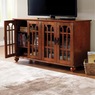Arched Mission-Style TV Stand, , large