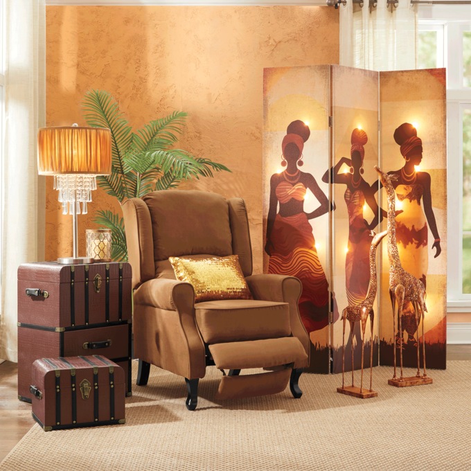 Lit Global Sisters Reversible Room Screen, , large