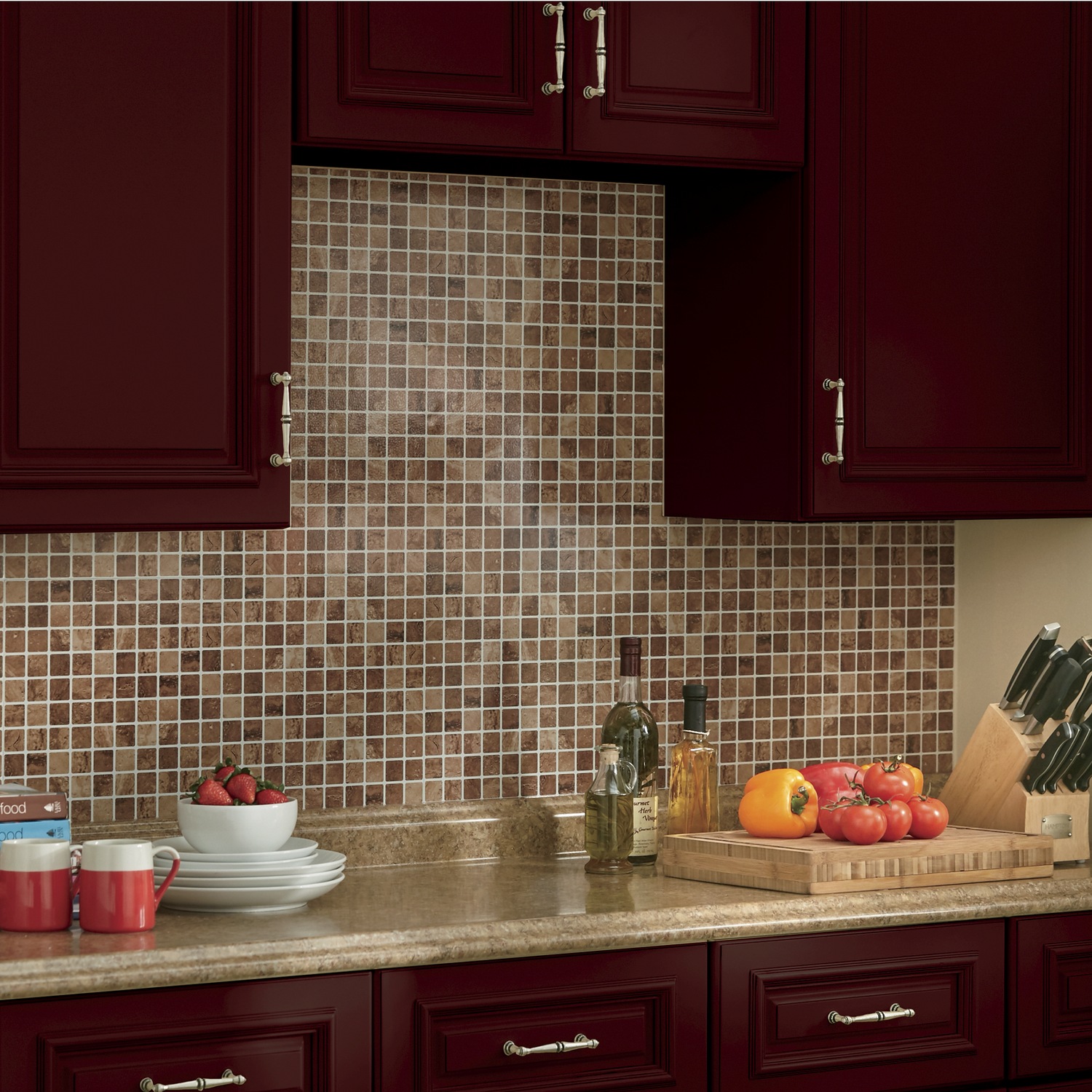 12quot; X 12quot; SelfStick Backsplash Tiles  Montgomery Ward