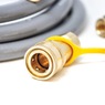 FIRMAN 25ft. Natural Gas Hose with Storage Strap, Gray, large