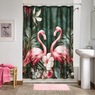 Flamingo Shower Curtain, , large