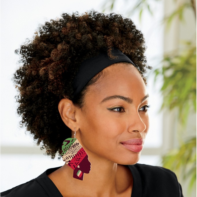 Afrocentric Earrings, , large